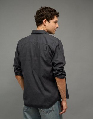 AE Everyday Button-Up Linen Shirt