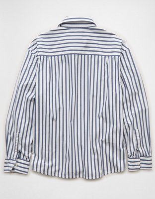 AE Everyday Relaxed Fit Poplin Button-up Shirt