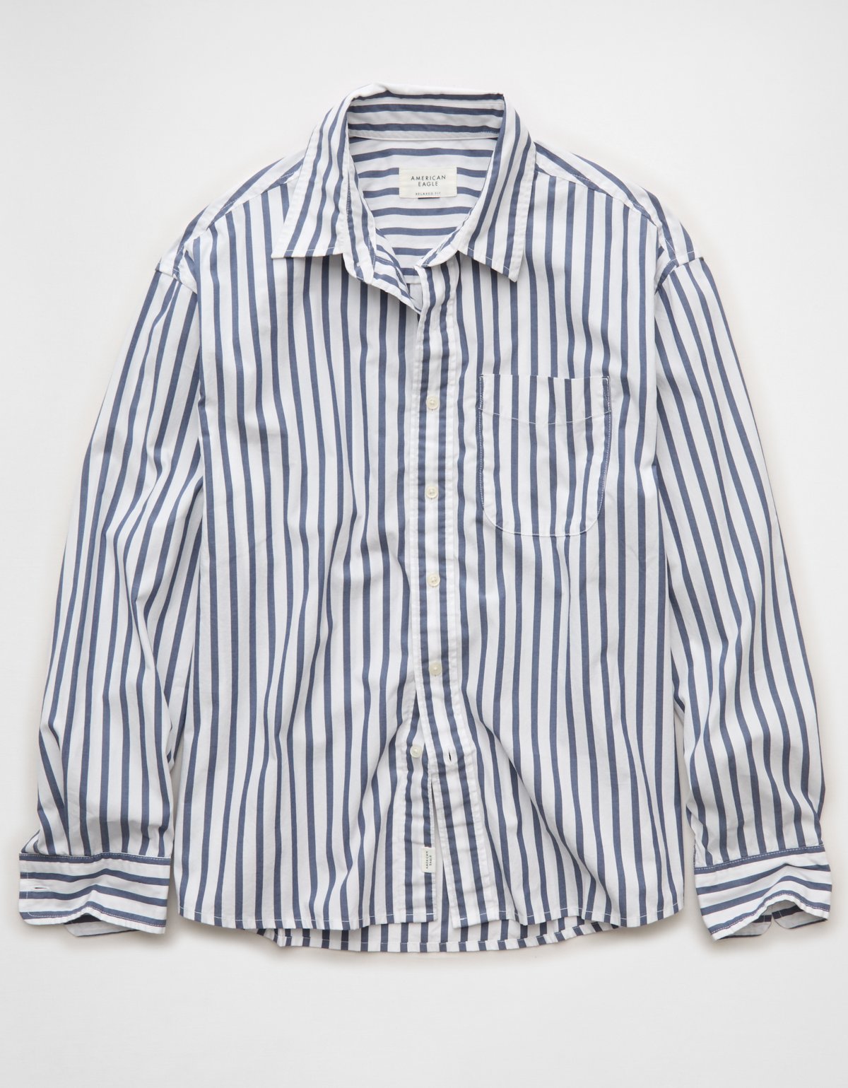 AE Everyday Relaxed Fit Poplin Button-up Shirt - image 2