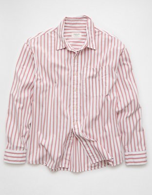 AE Everyday Relaxed Fit Poplin Button-up Shirt