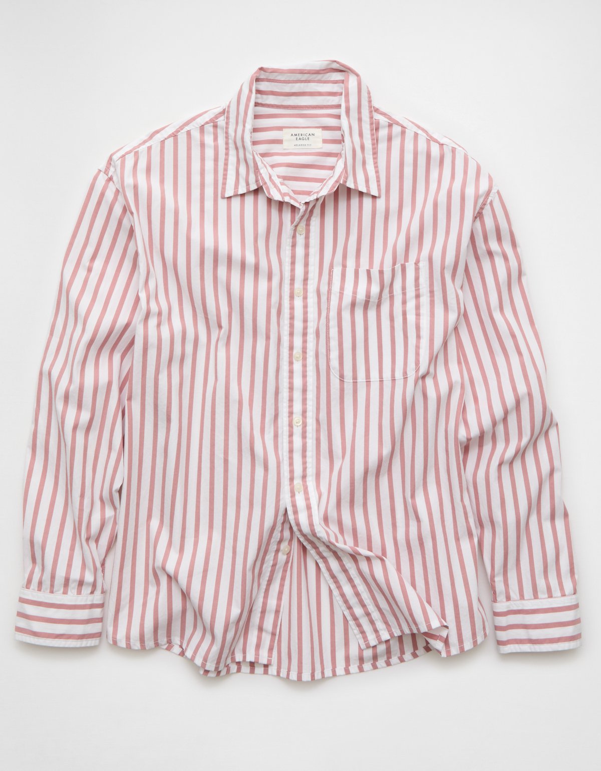 AE Everyday Relaxed Fit Poplin Button-up Shirt - image 3