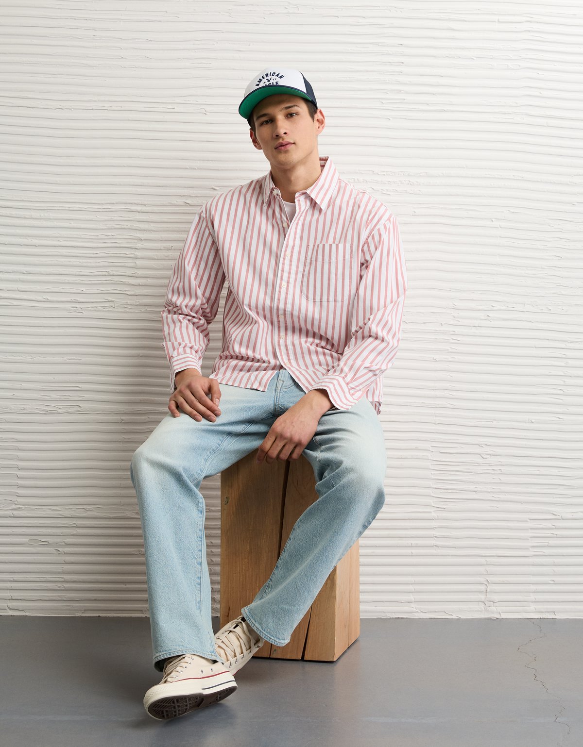 AE Everyday Relaxed Fit Poplin Button-up Shirt - image 5