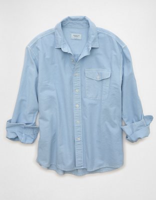 AE Relaxed Oxford Button-Up Shirt | American Eagle