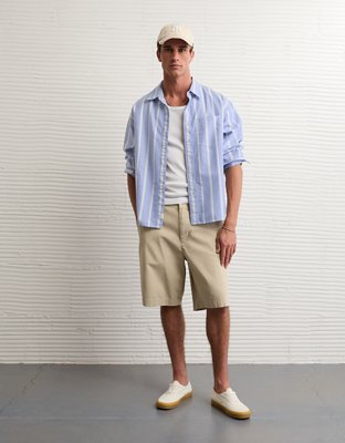 AE Relaxed Fit Oxford Button-Up Shirt