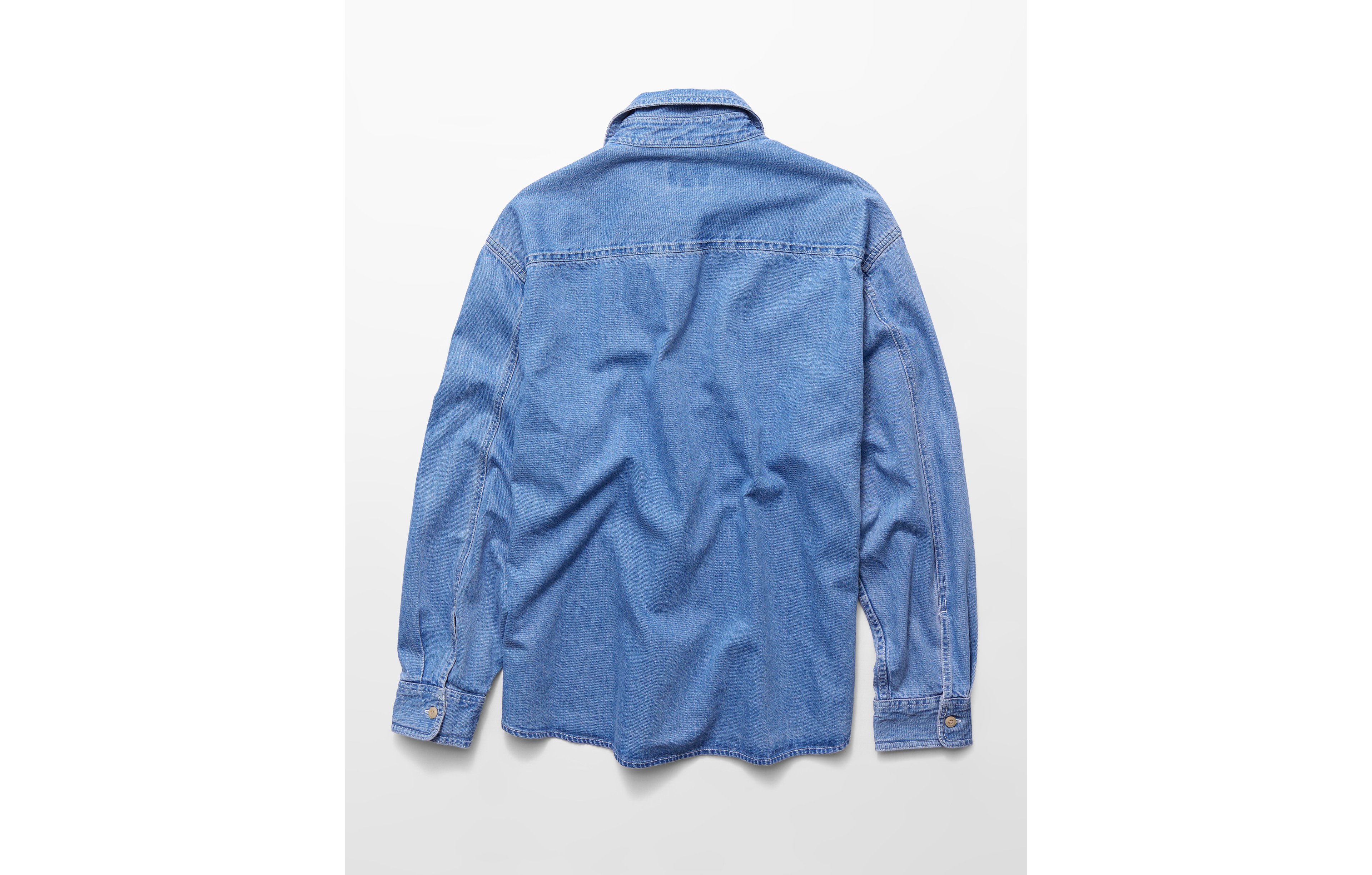 AE Relaxed Fit Denim Button-Up Shirt