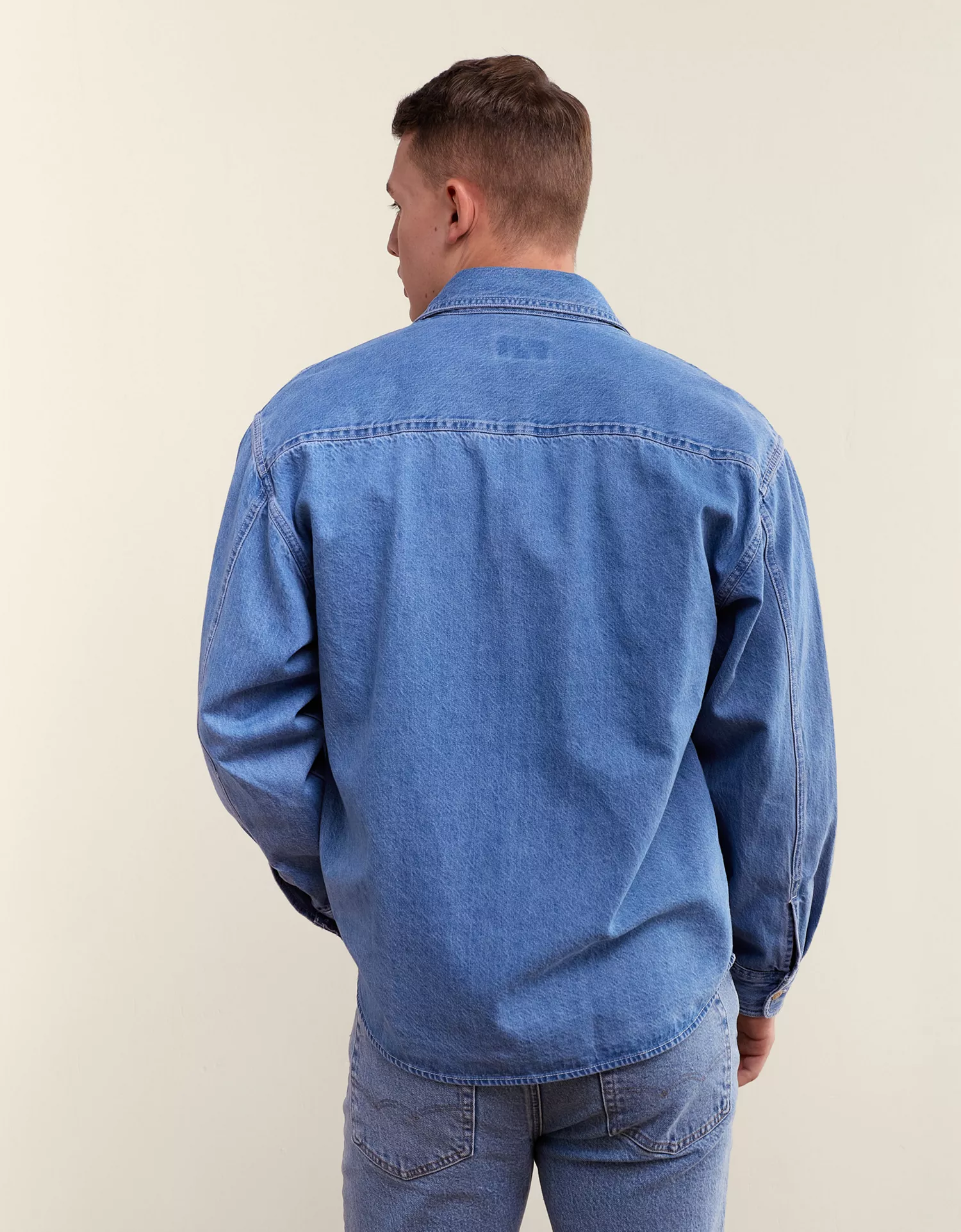 AE Relaxed Fit Denim Button-Up Shirt - thumbnail 10