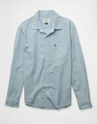 AE Everyday Camisa de Lino con Botones