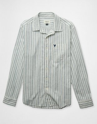 AE Everyday Button-Up Linen Shirt