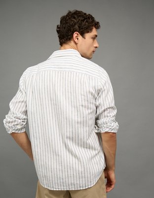AE Everyday Button-Up Linen Shirt