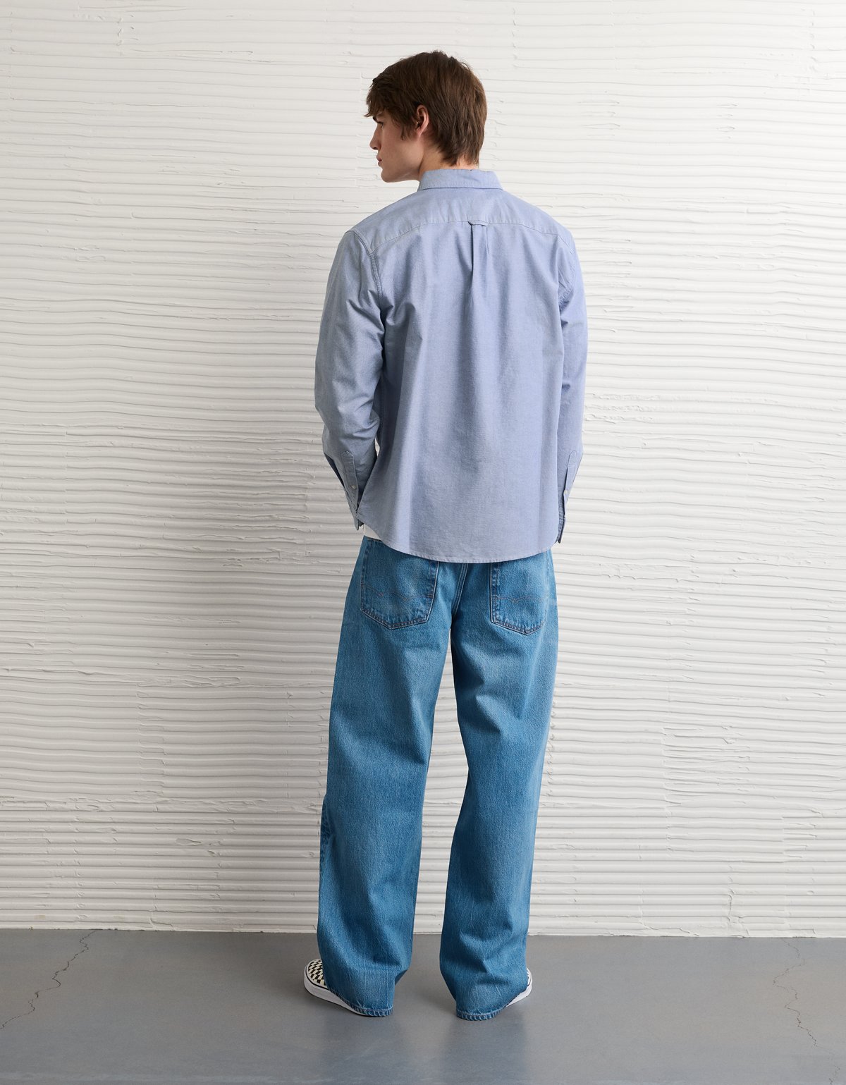 AE Relaxed Fit Oxford Button-Up Shirt - image 2