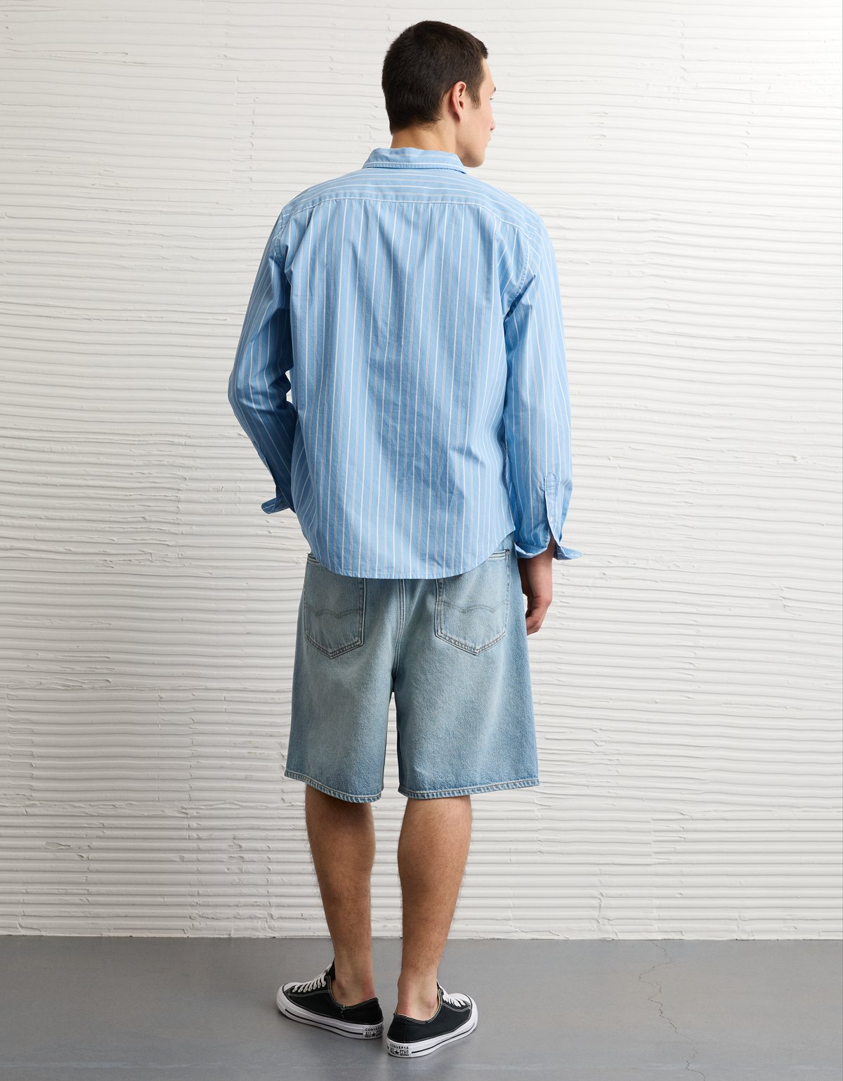 AE Everyday Standard Fit Poplin Button-Up Shirt - image 2