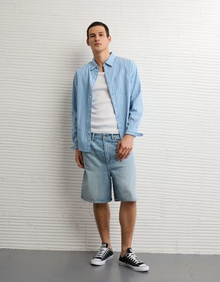 AE Everyday Standard Fit Poplin Button-Up Shirt