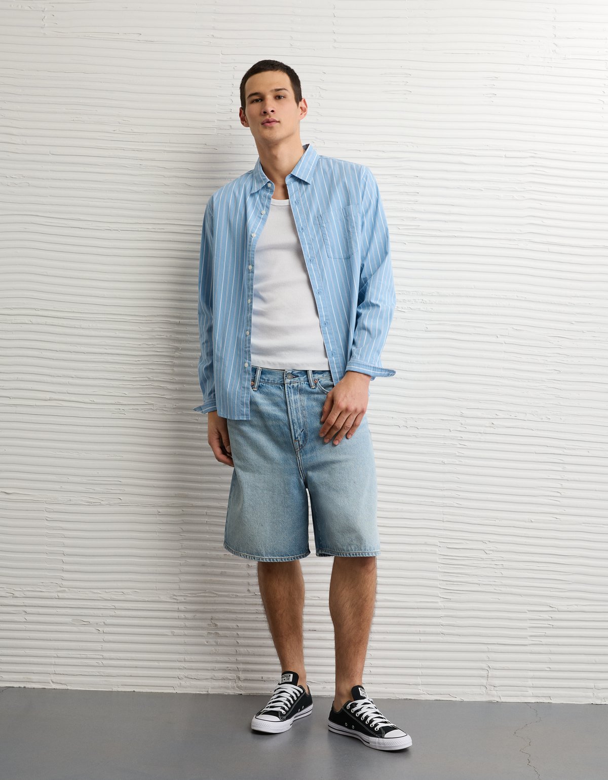 AE Everyday Standard Fit Poplin Button-Up Shirt - image 5