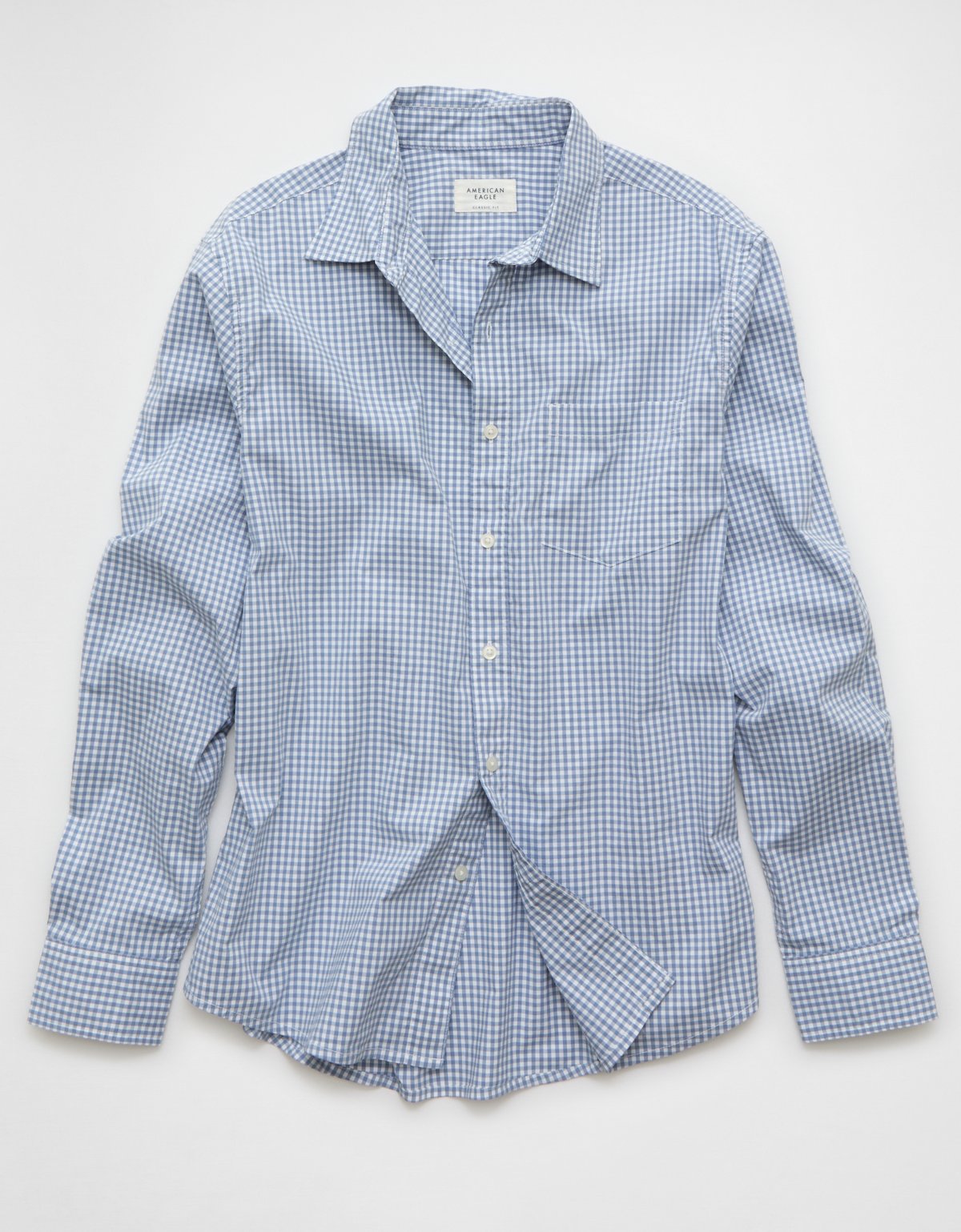 AE Everyday Standard Fit Poplin Button-Up Shirt - image 3