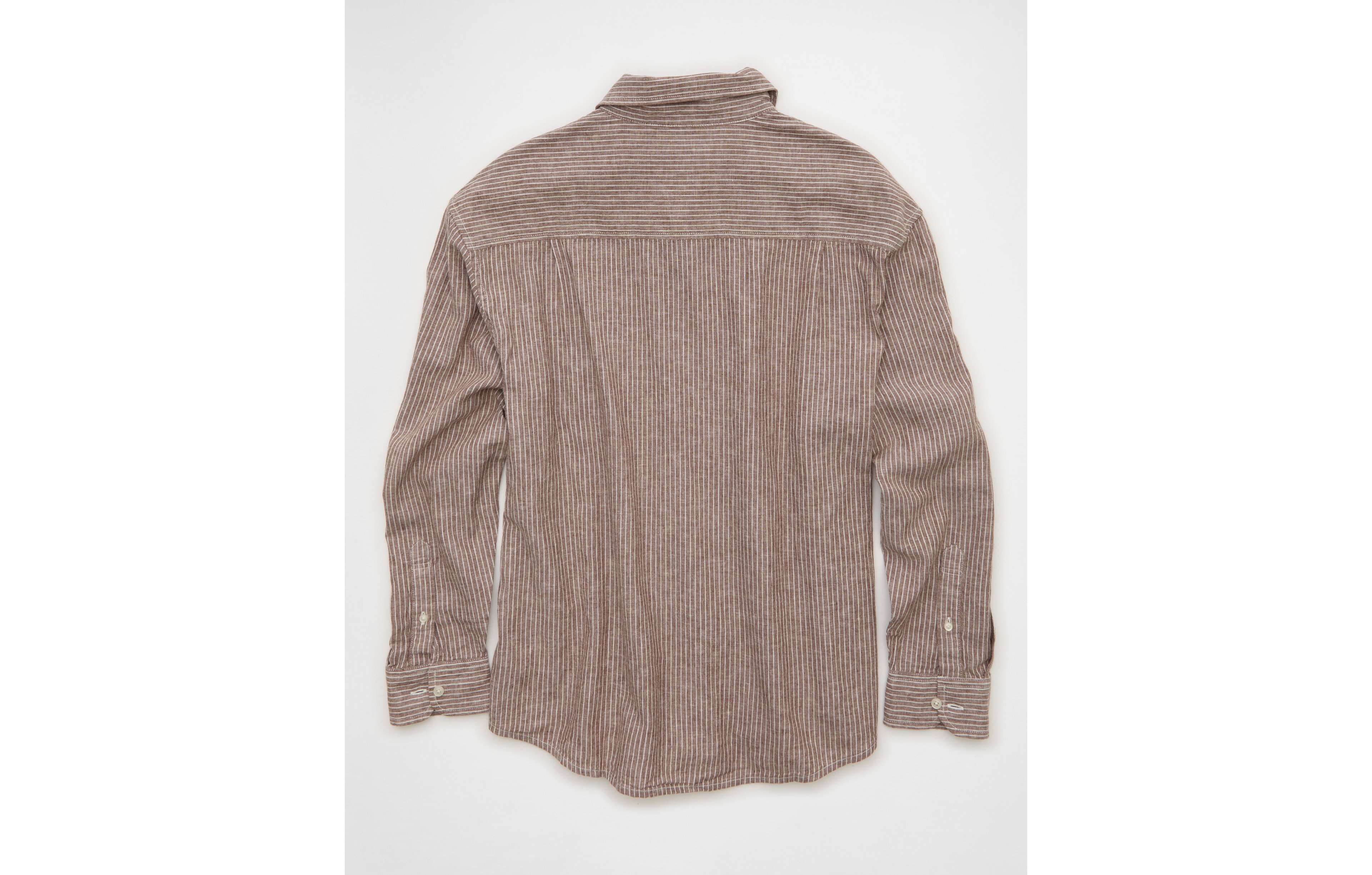 AE Relaxed Fit Linen-Blend Button-Up Shirt
