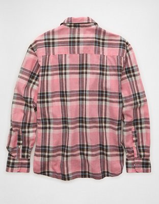 AE Relaxed Fit Linen-Blend Button-Up Shirt