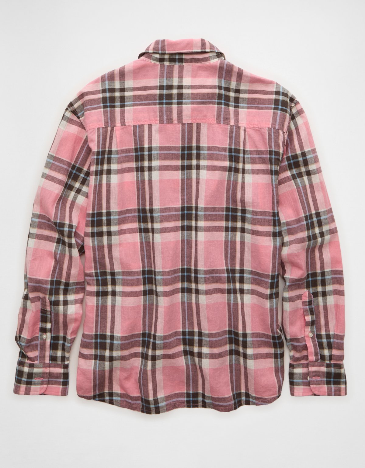 AE Relaxed Fit Linen-Blend Button-Up Shirt - image 4