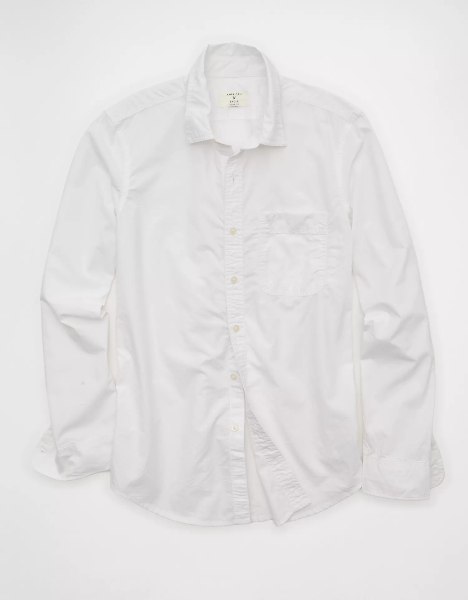 AE Slim Fit Poplin Button-Up Shirt - thumbnail 9
