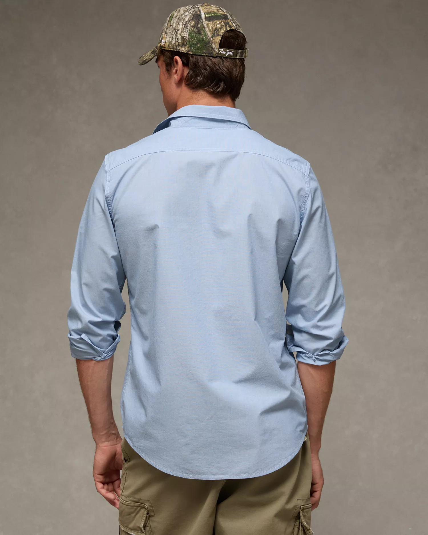 AE Slim Fit Poplin Button-Up Shirt - thumbnail 2