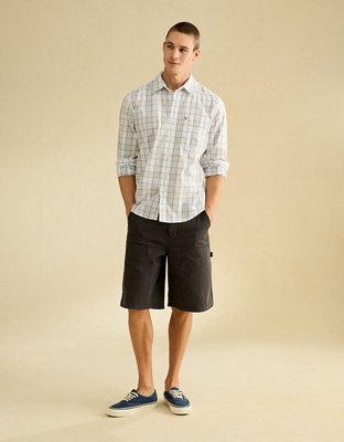 AE Standard Fit Poplin Button-Up Shirt