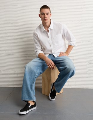 AE Everyday Poplin Button-Up Shirt