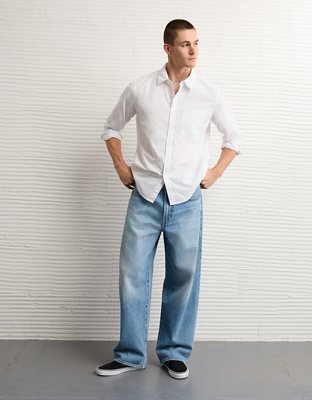 AE Everyday Poplin Button-Up Shirt