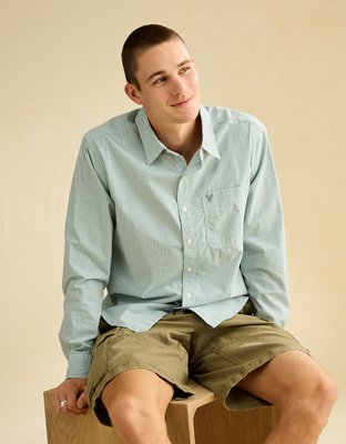 AE Everyday Poplin Button-Up Shirt