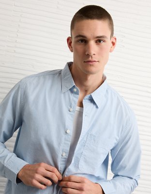 AE Everyday Poplin Button-Up Shirt
