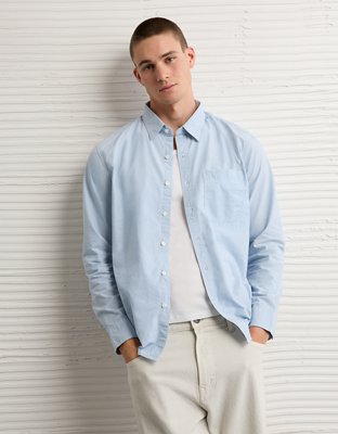 AE Everyday Poplin Button-Up Shirt from American Eagle - $54.95