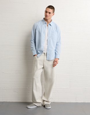 AE Everyday Poplin Button-Up Shirt