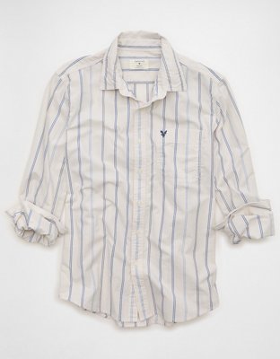 AE Standard Fit Poplin Button-Up Shirt