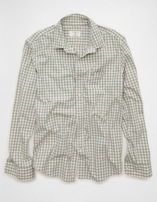 AE Standard Fit Poplin Button-Up Shirt