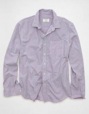 AE Standard Fit Poplin Button-Up Shirt