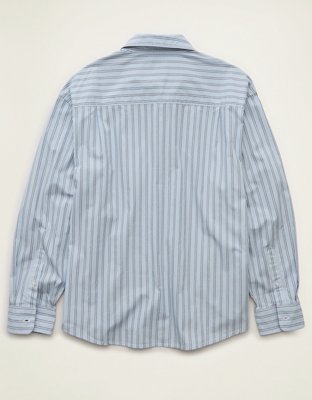 AE Relaxed Fit Poplin Button-Up Shirt