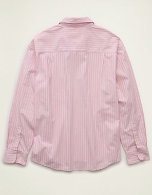 AE Relaxed Fit Poplin Button-Up Shirt