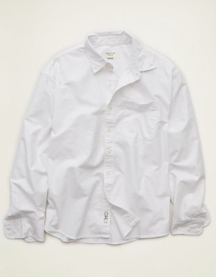 AE Relaxed Fit Oxford Button-Up Shirt