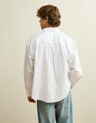 AE Relaxed Fit Oxford Button-Up Shirt