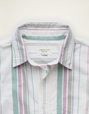 AE Relaxed Fit Oxford Button-Up Shirt