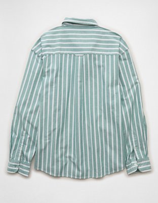 Chemise boutonnée en oxford à coupe décontractée AE
