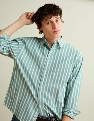 AE Relaxed Fit Oxford Button-Up Shirt
