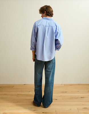 AE Relaxed Fit Oxford Button-Up Shirt