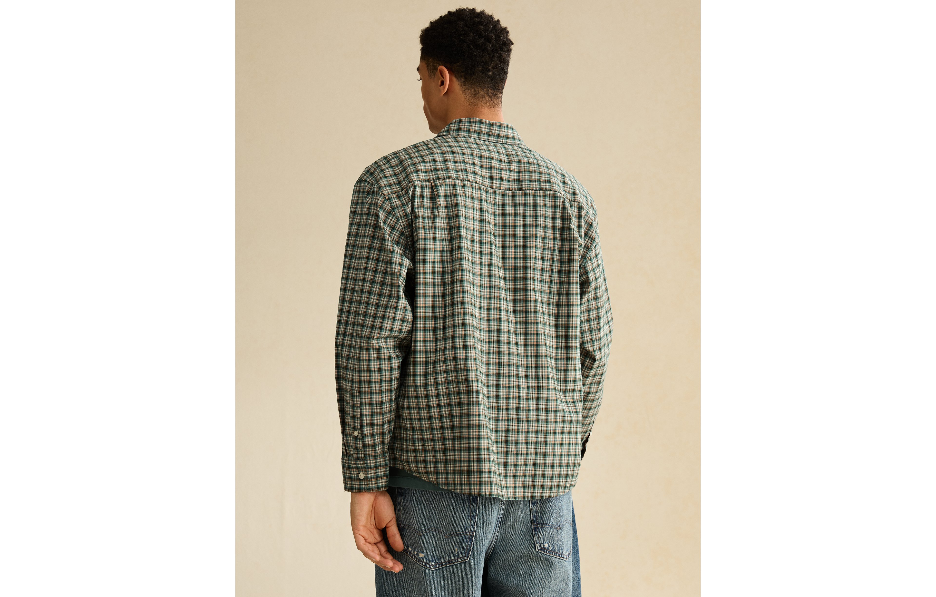 AE Relaxed Fit Poplin Button-Up Shirt