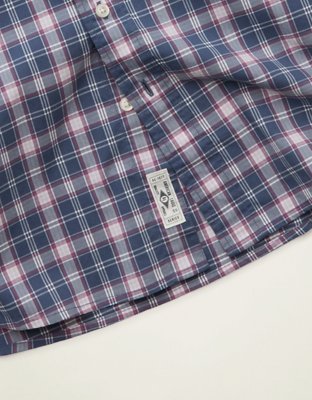 AE Relaxed Fit Poplin Button-Up Shirt
