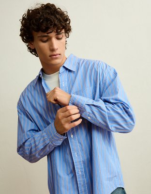 AE Relaxed Fit Oxford Button-Up Shirt