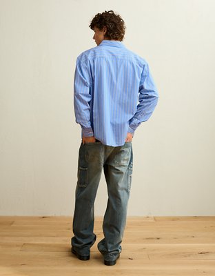 AE Relaxed Fit Oxford Button-Up Shirt
