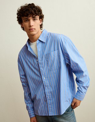 AE Relaxed Fit Oxford Button-Up Shirt