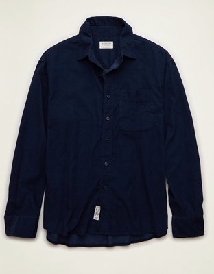 AE Relaxed Fit Corduroy Button-Up Shirt