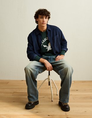 AE Relaxed Fit Corduroy Button-Up Shirt