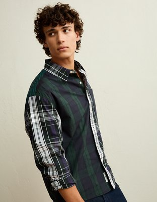 AE Relaxed Fit Oxford Button-Up Shirt