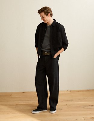 AE Standard Fit Twill Button-Up Shirt